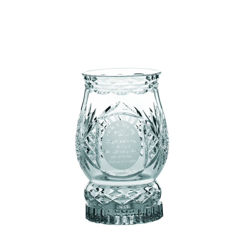 Galway-Crystal-Irish-Blessing-Hurricane-Lamp