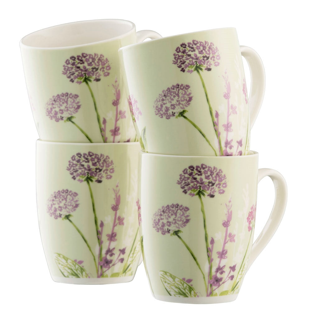 Aynsley Floral Spree Mugs Set – Belleek Pottery