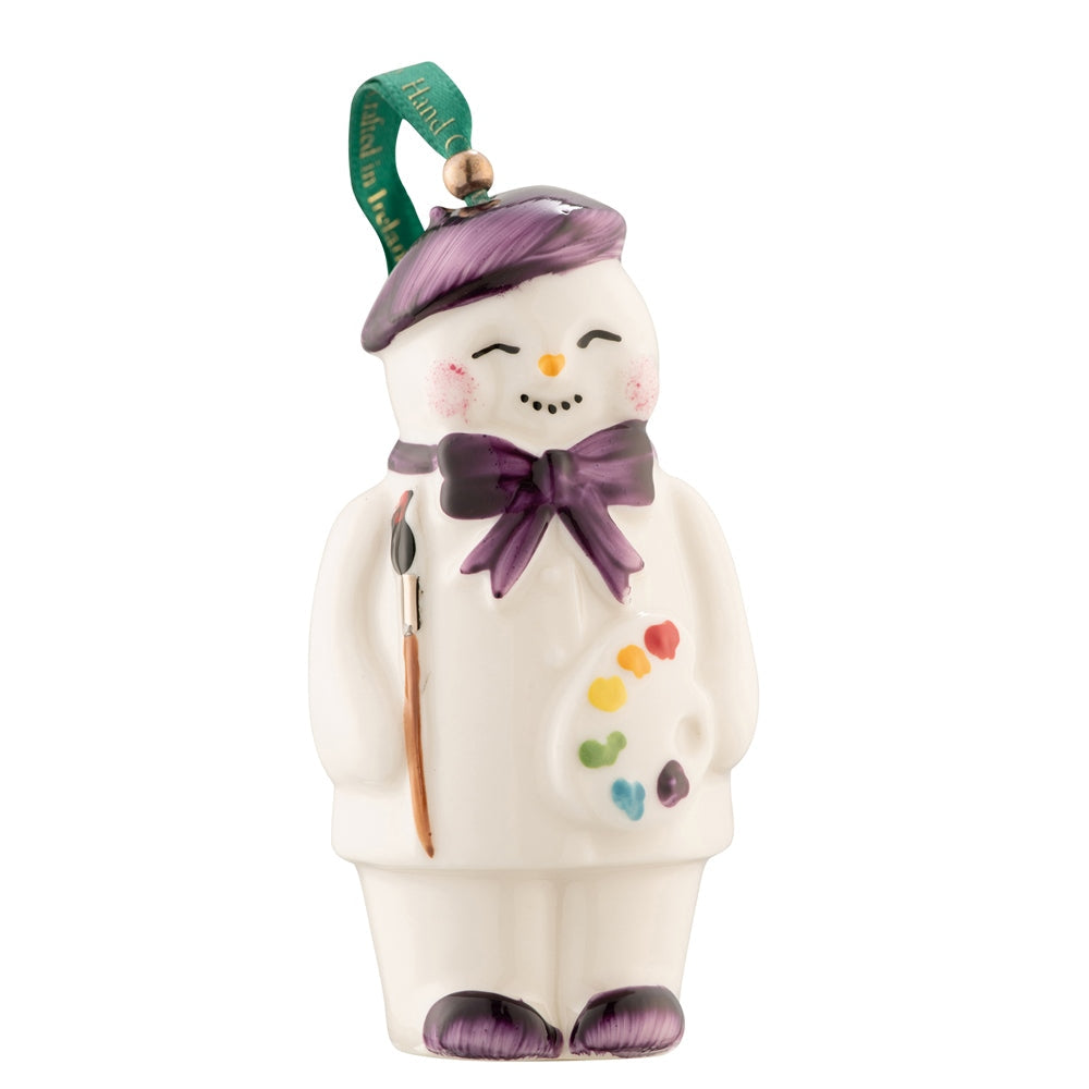 Belleek Classic Artist Snowman Ornament – Belleek Pottery