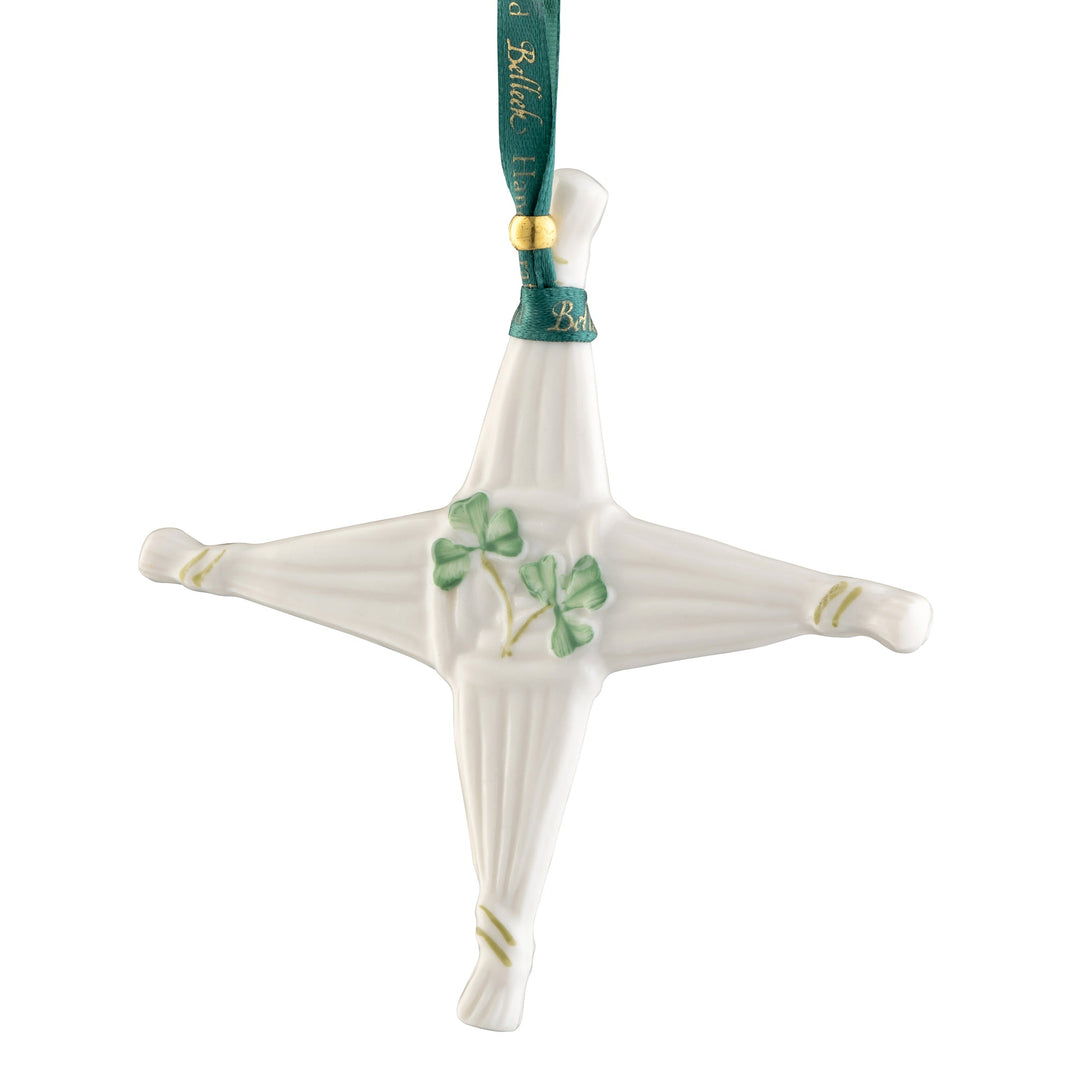Belleek Classic St. Brigid's Cross Ornament