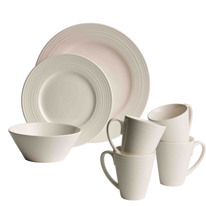 Belleek Living Ripple Tableware 16 Piece Set