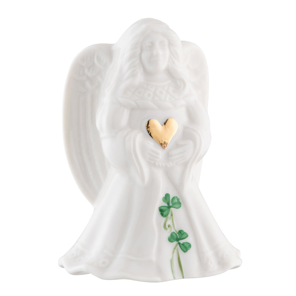 Belleek Classic Sending Love Angel Ornament
