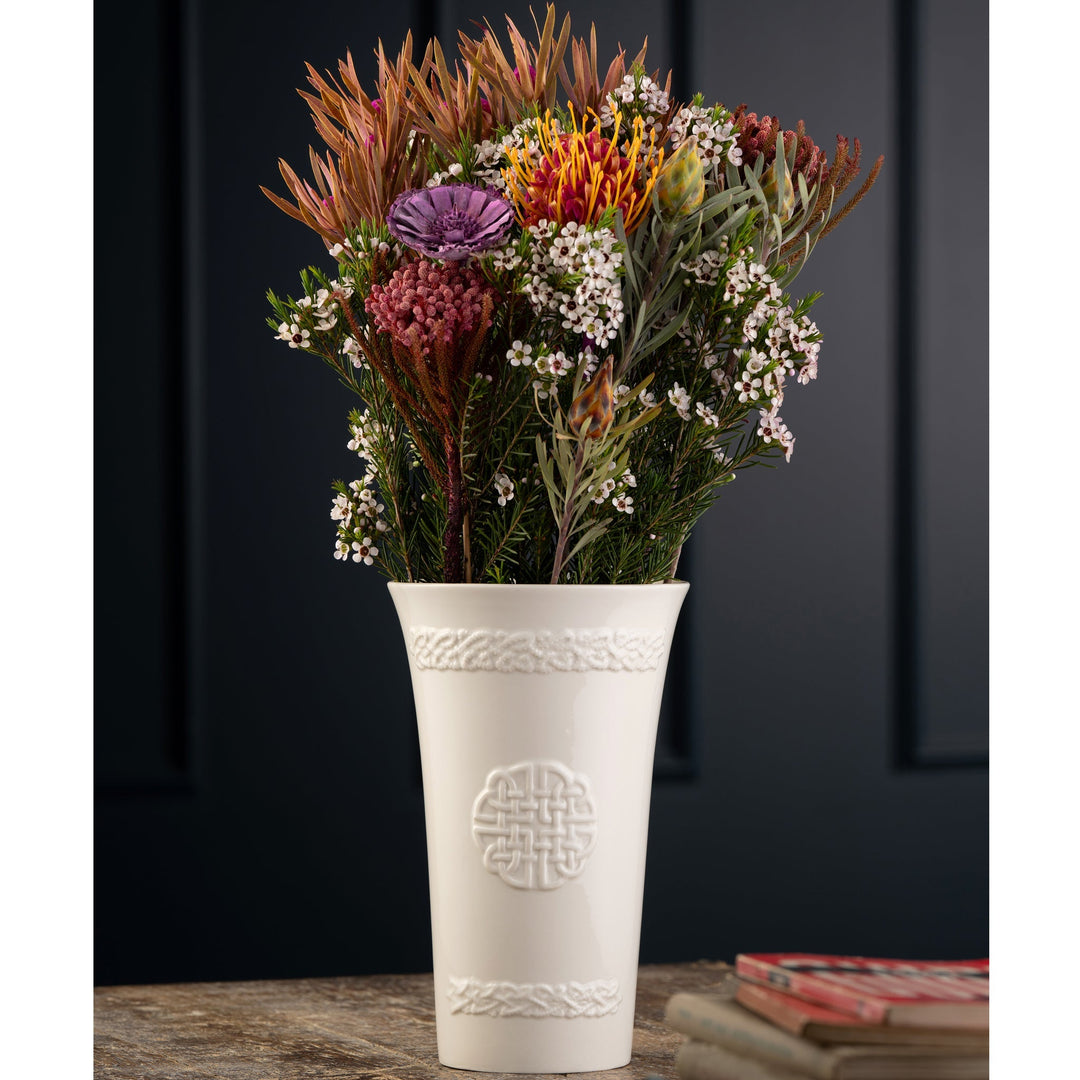 Belleek Classic Dara Celtic Knot Vase