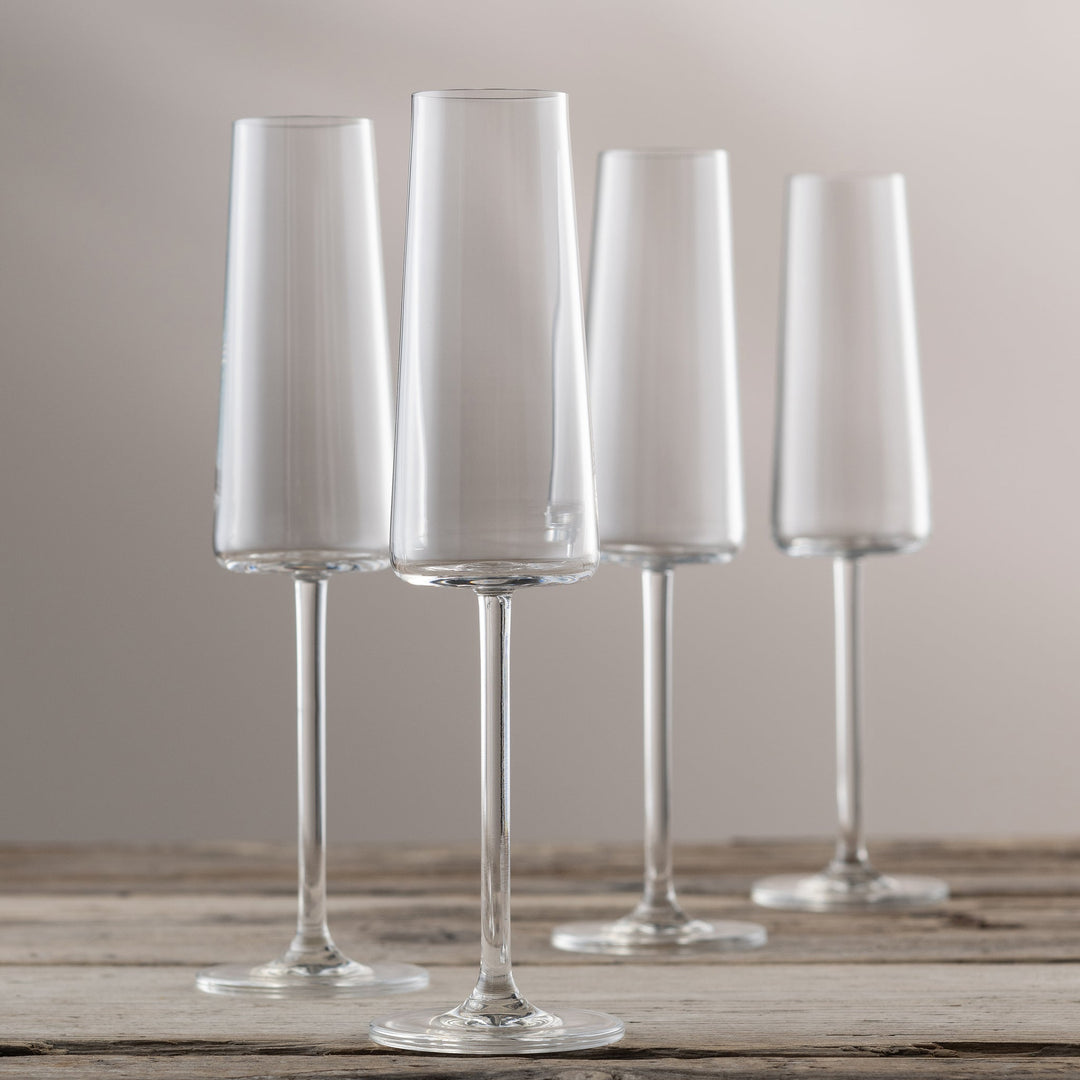 Galway Crystal Alto Champagne/Prosecco Set of 4