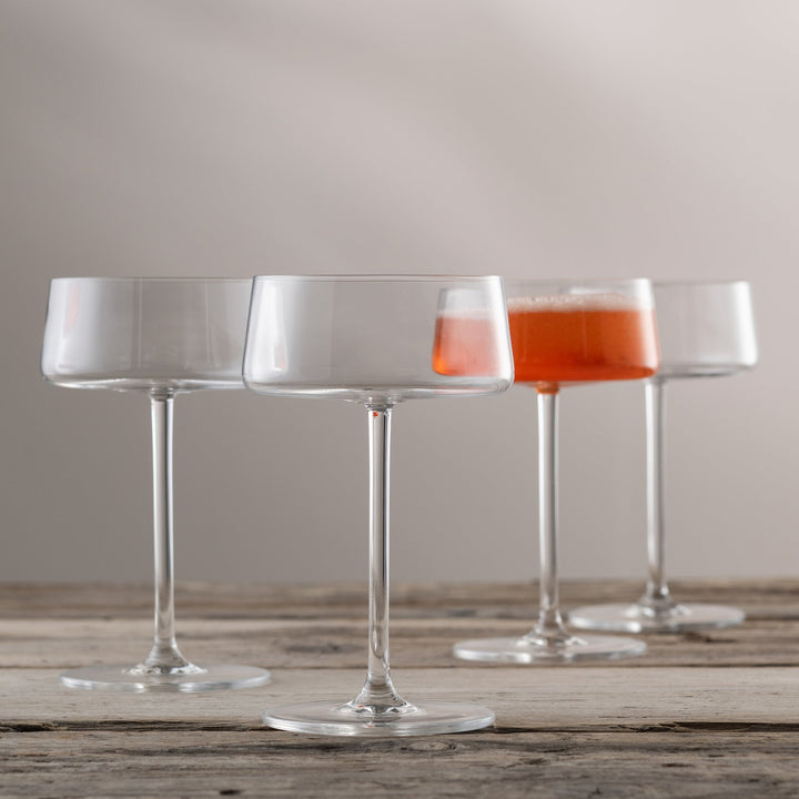 Galway Crystal Alto Cocktail/Martini Set of 4
