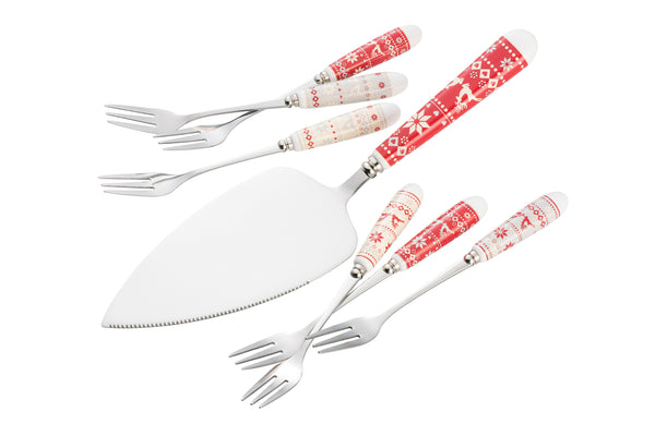 Aynsley Fairisle Pastry Set