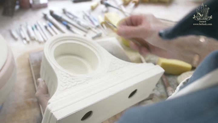 Belleek Classic Celtic Mantel Clock