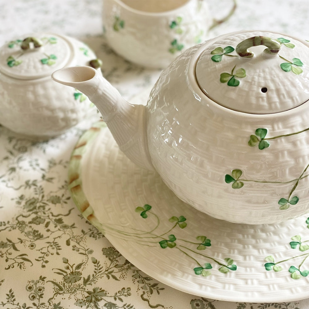 Belleek-Classic-Shamrock-Sugar-Bowl