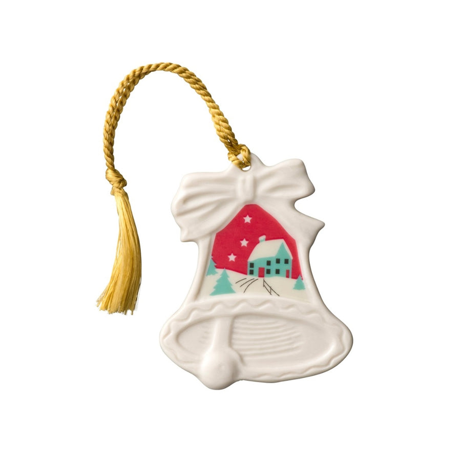 Belleek Classic Christmas Scene Hanging Ornament *AVAILABLE ONLY IN USA*