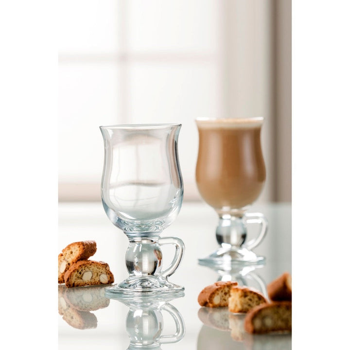 Galway Crystal Latte Mugs Pair