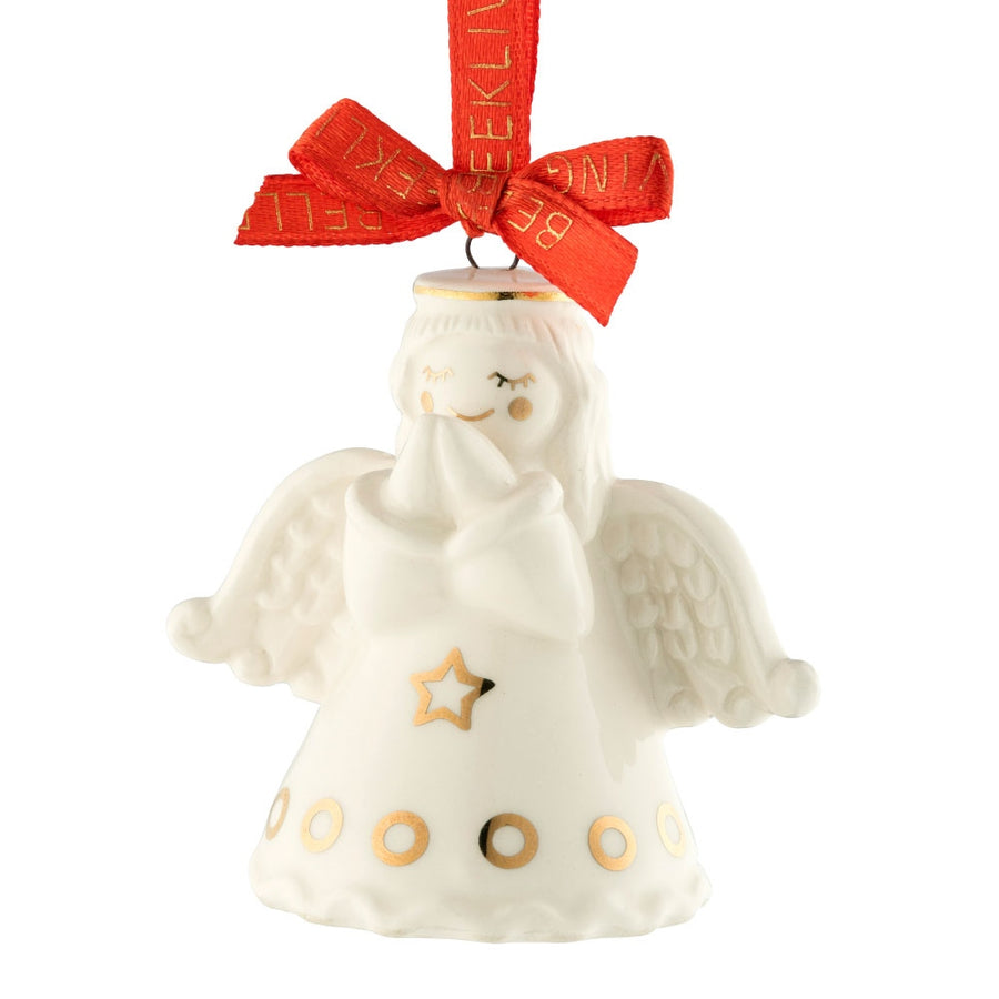 Belleek Living Praying Angel Hanging Ornament *AVAILABLE ONLY IN USA*