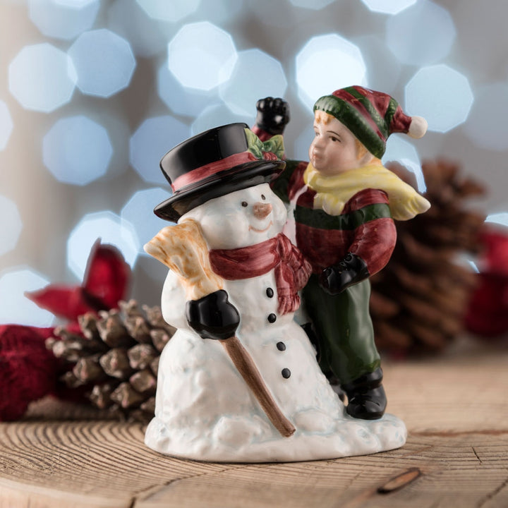 Aynsley Snowman and Boy *AVAILABLE ONLY IN USA*