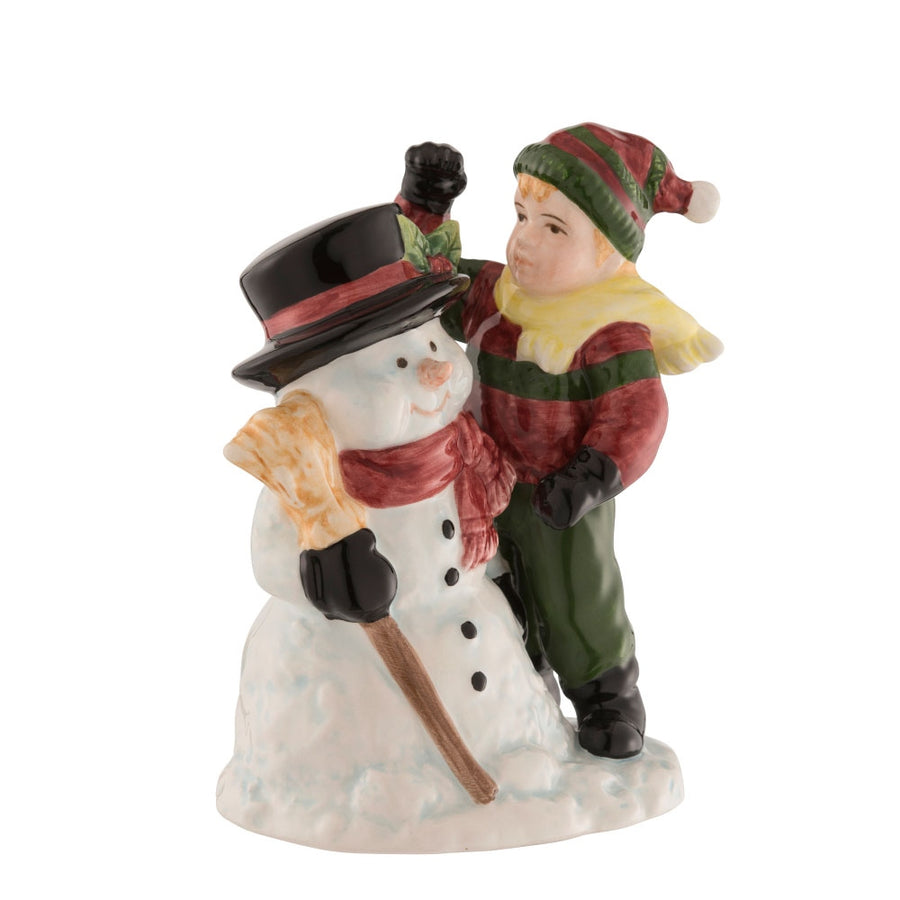 Aynsley Snowman and Boy *AVAILABLE ONLY IN USA*