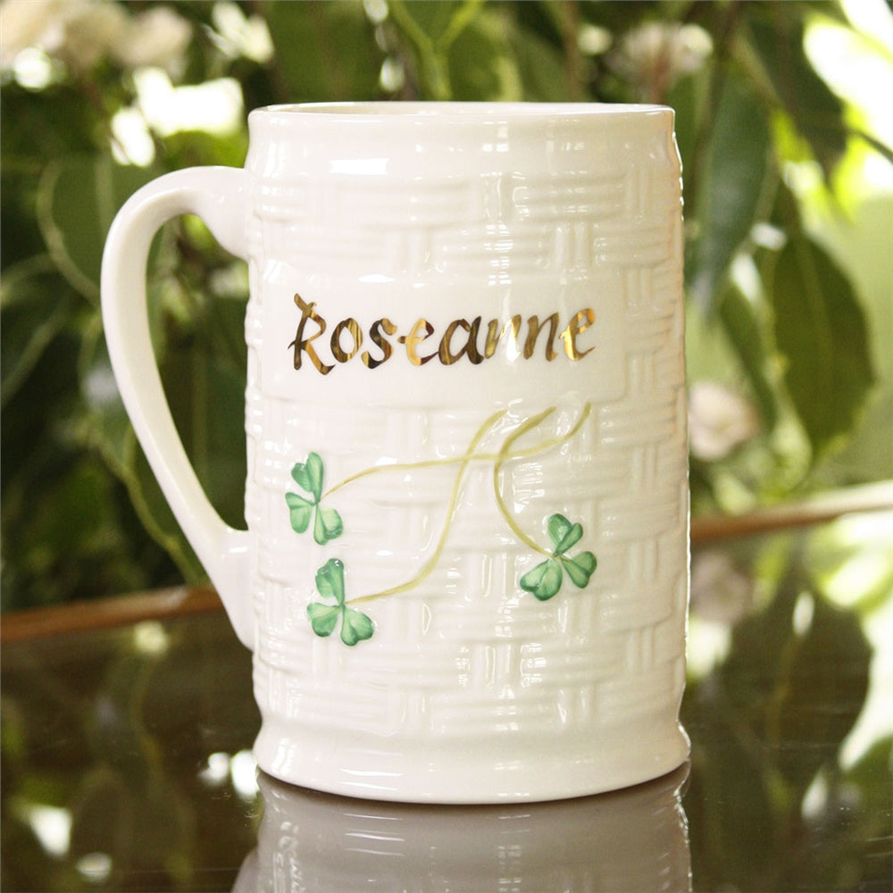 Belleek Classic Personalised Mug 