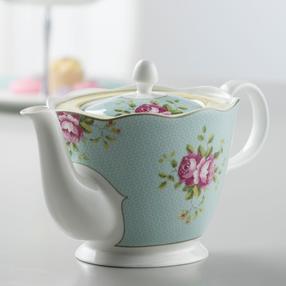 Aynsley-Archive-Rose-Teapot