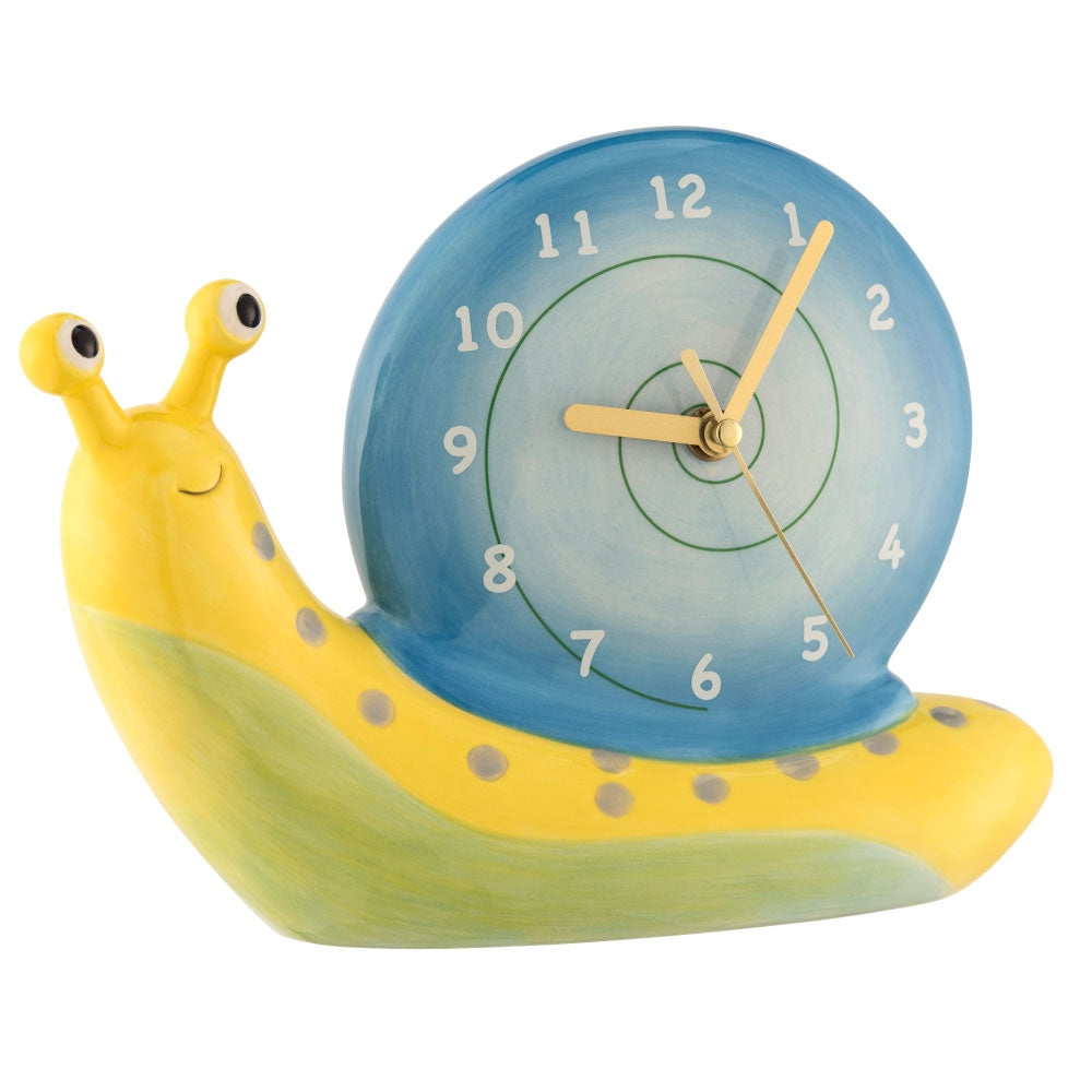 Aynsley Snail Table Clock – Belleek Pottery
