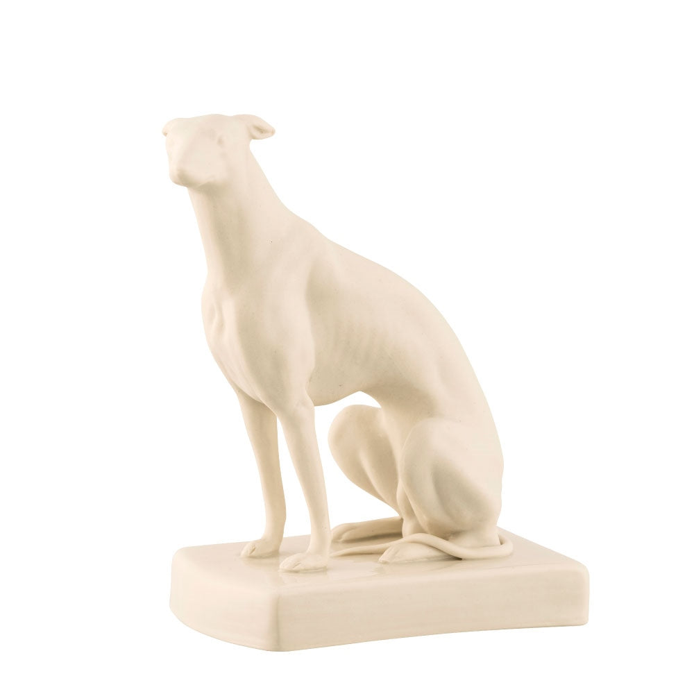 Belleek Classic Male Greyhound Sitting *AVAILABLE ONLY IN USA*