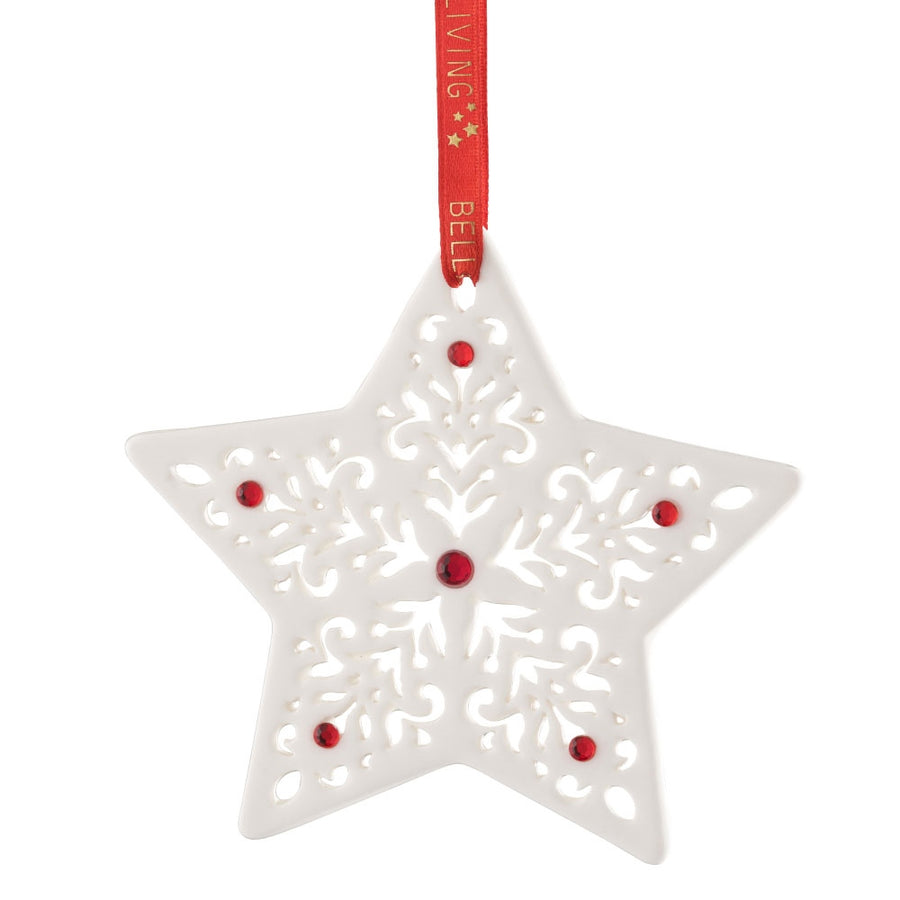 Belleek Living Pierced Christmas Star *AVAILABLE ONLY IN USA*