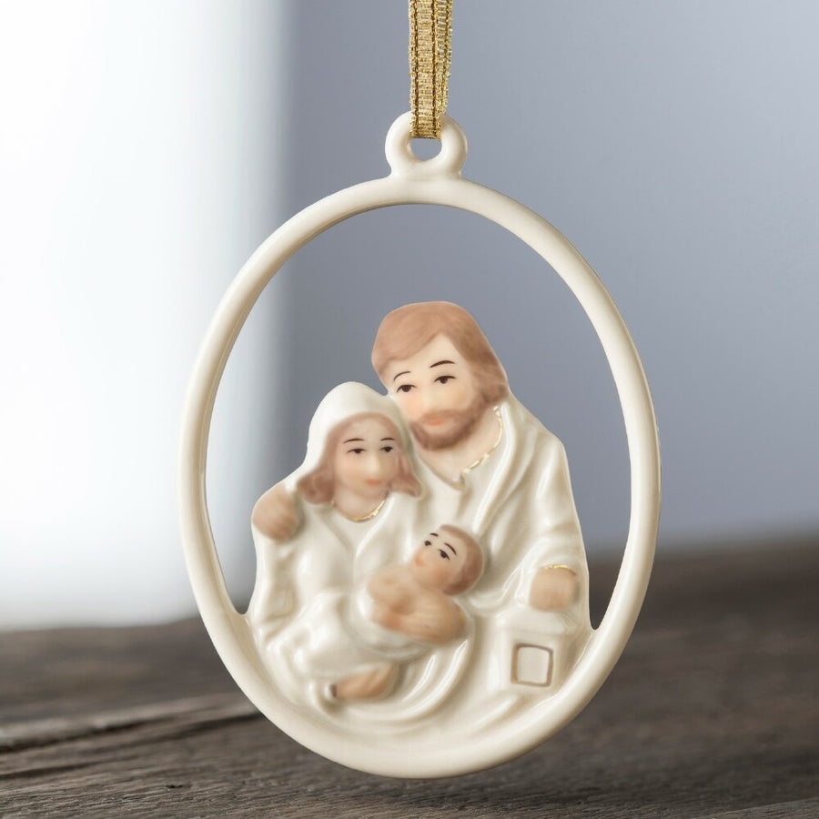 Belleek Living Nativity Family Hanging Ornament *AVAILABLE ONLY IN USA*