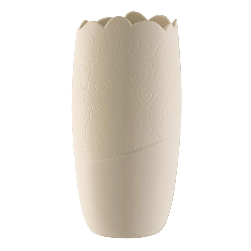 Belleek Living Swirl 10" Vase *AVAILABLE ONLY IN USA*