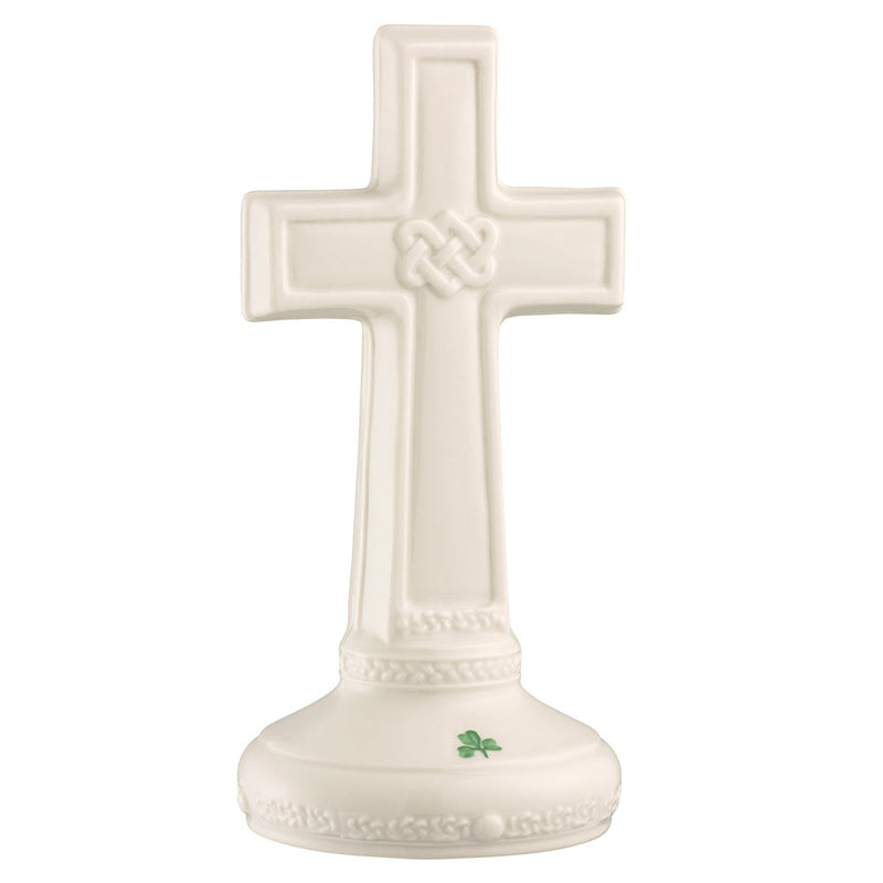Belleek Classic Love Knot Cross