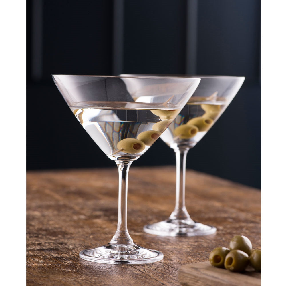 Galway Crystal Elegance Martini / Cocktail Pair