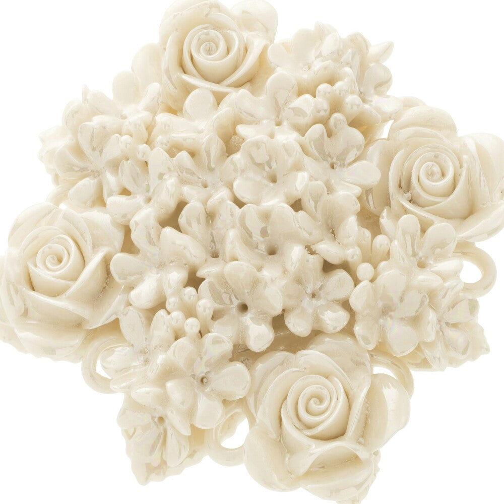 Belleek Classic Jewellery Rose Bouquet Brooch (Mother of Pearl) *AVAILABLE ONLY IN USA*