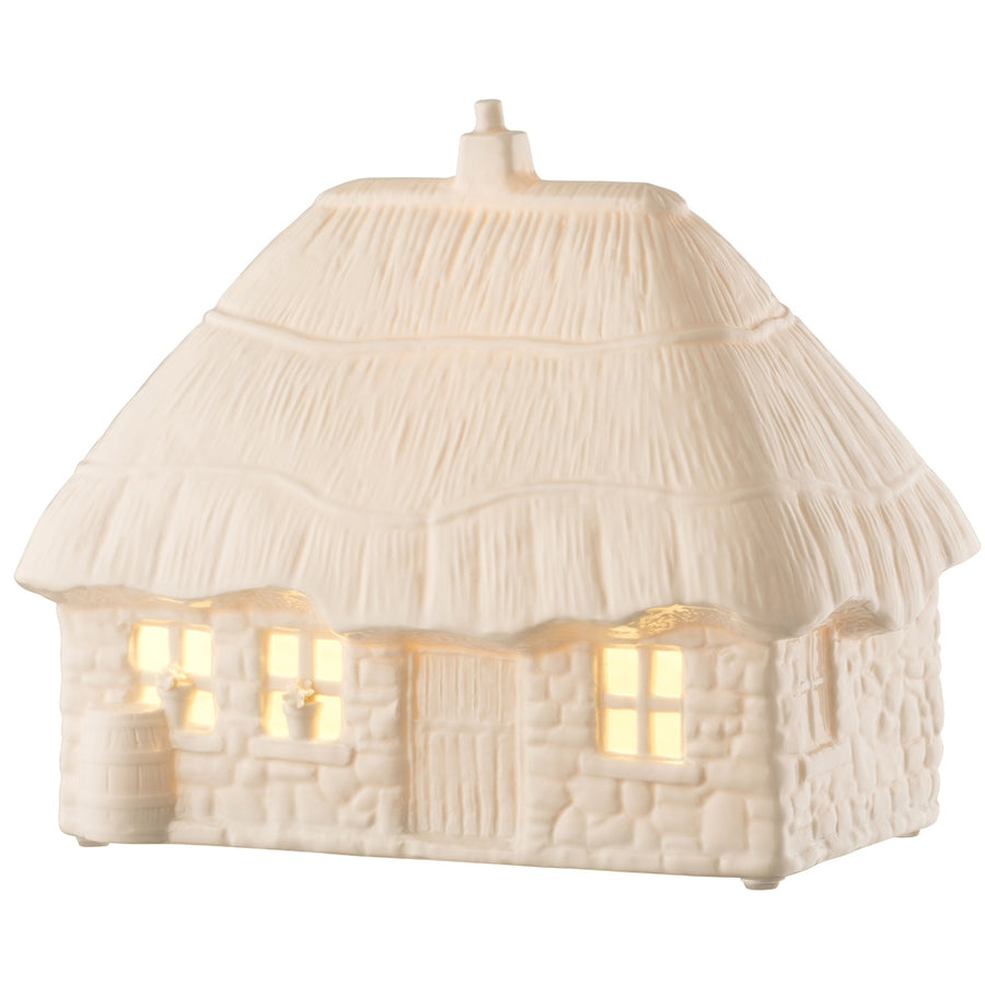 Belleek Classic Thatched Cottage Luminaire (US Fitting)
