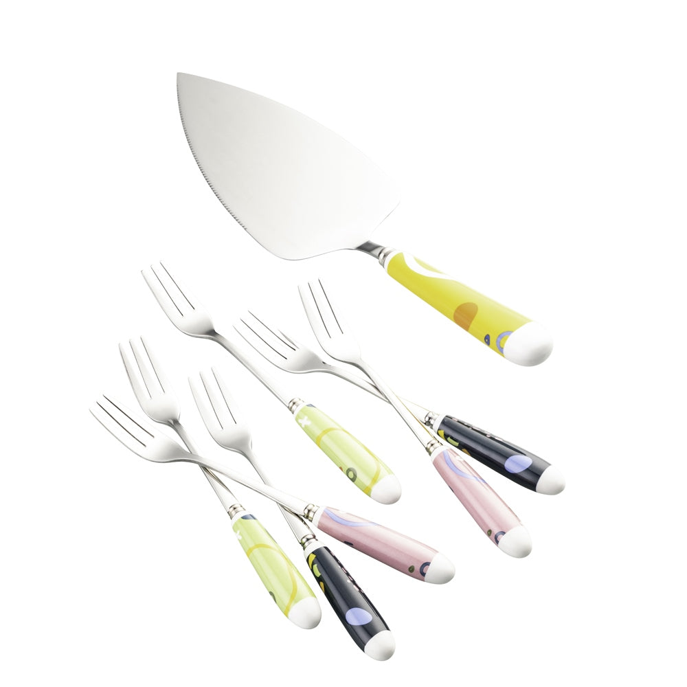 Aynsley Aynsley Verdant Pastry Set 7 Piece