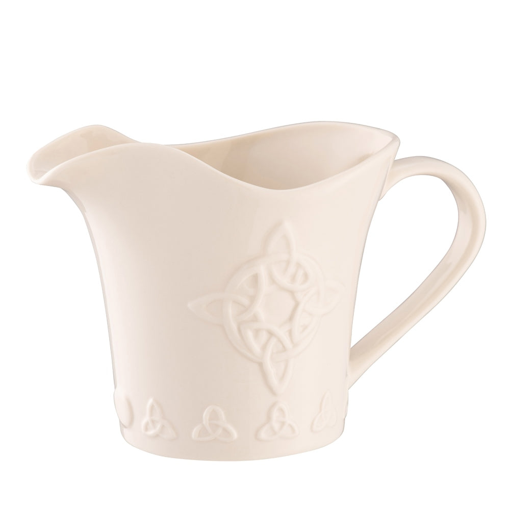 Belleek-Classic-Trinity-Knot-Cream-Jug