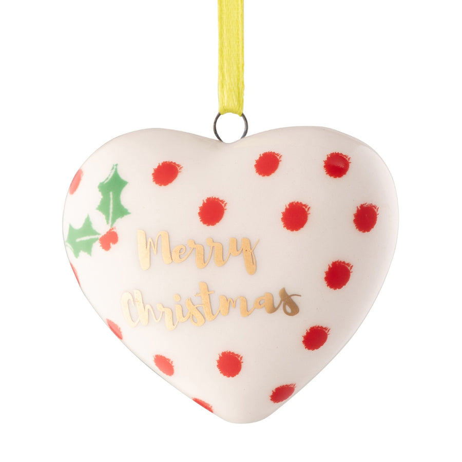 Belleek Living Barnardos Merry Christmas Heart *ONLY AVAILABLE IN USA*