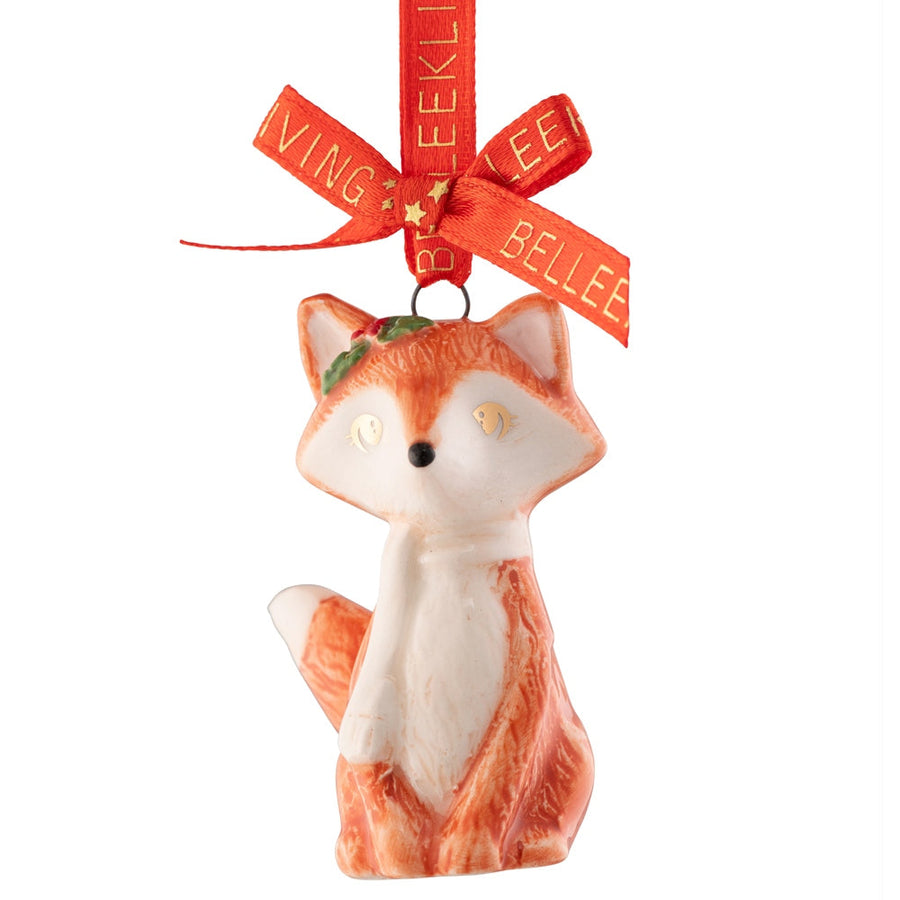 Belleek Living Woodland Fox Mini Treasure