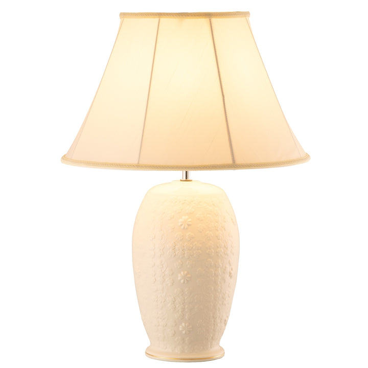 Belleek Classic Fields of Shamrocks Lamp - US Fittings