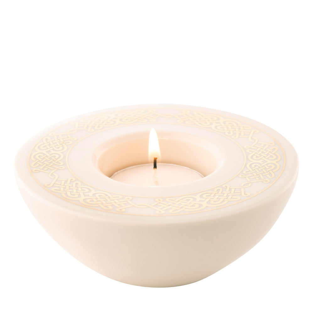 Belleek Living Celtic Tealight Votive – Belleek Pottery