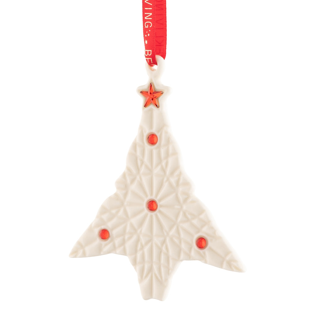 Belleek Living Gem Christmas Tree Ornament