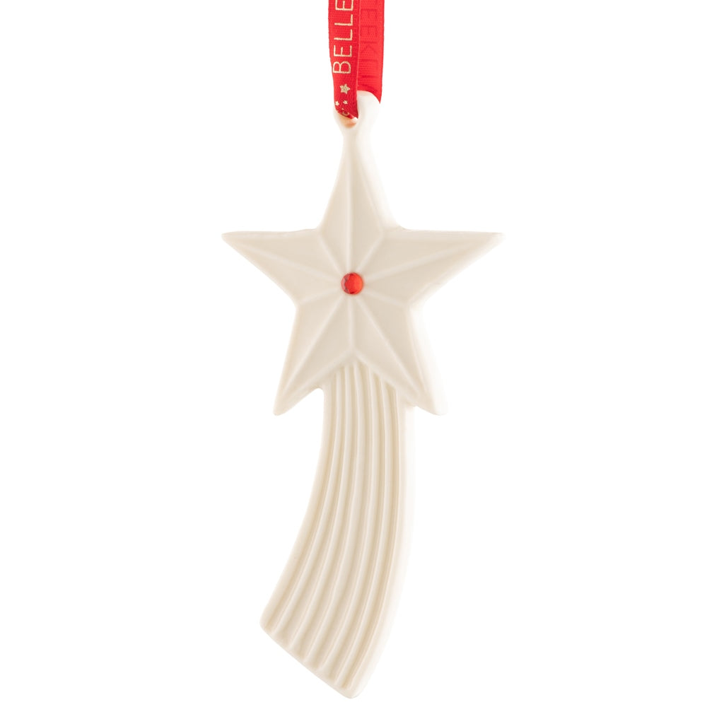 Belleek Living Gem Shooting Star Ornament