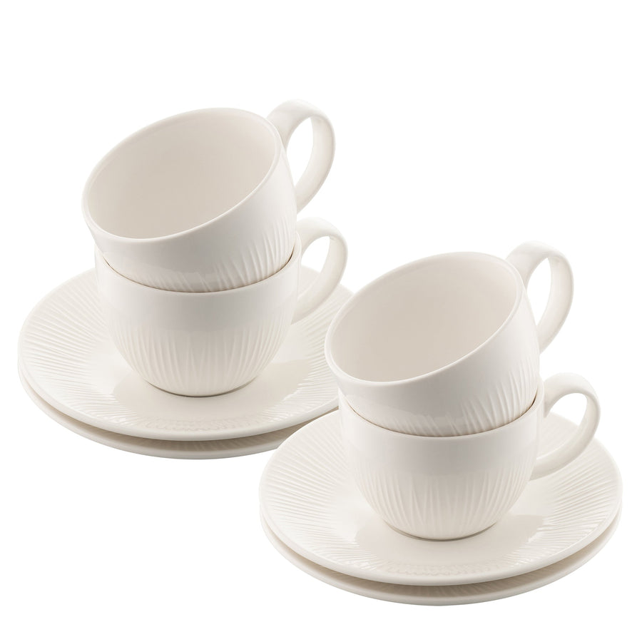 Erne Teacup & Saucer Set of 4